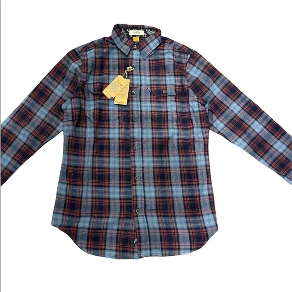TAILOR VINTAGE PLAID HEAVY TWILL SHIRT - NWT! - Picture 10 of 12